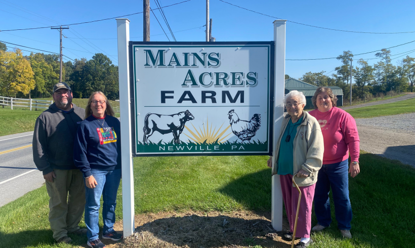 Cumberland County Family Leaving Farming Legacy