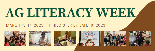 Ag Literacy Week Signup Ends Soon