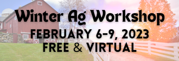 Free Virtual Agriculture Training for Teachers Reminder