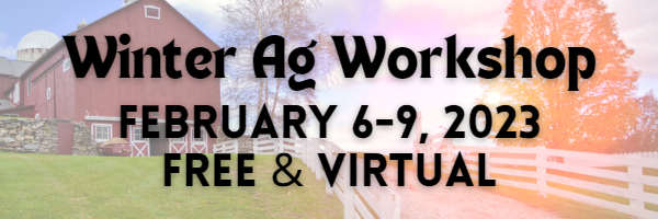 Free Virtual Agriculture Training for Teachers Reminder