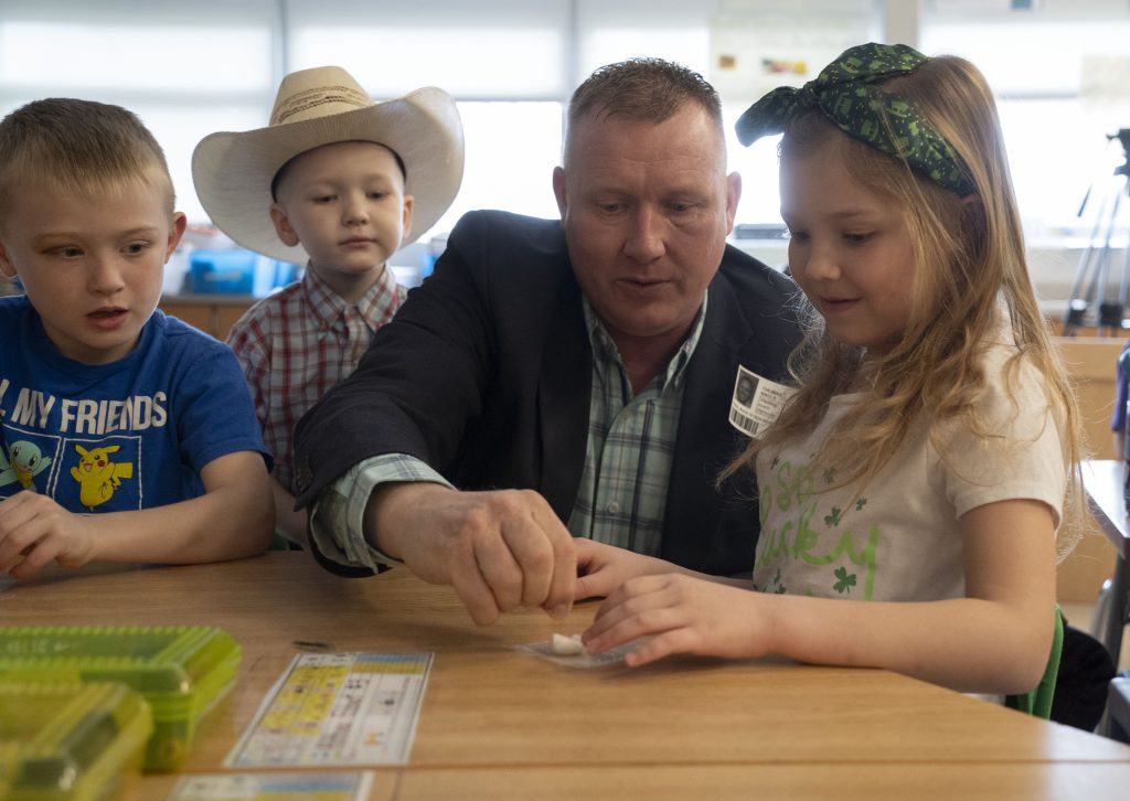 Tommy Nagle at 2024 Ag Literacy Week