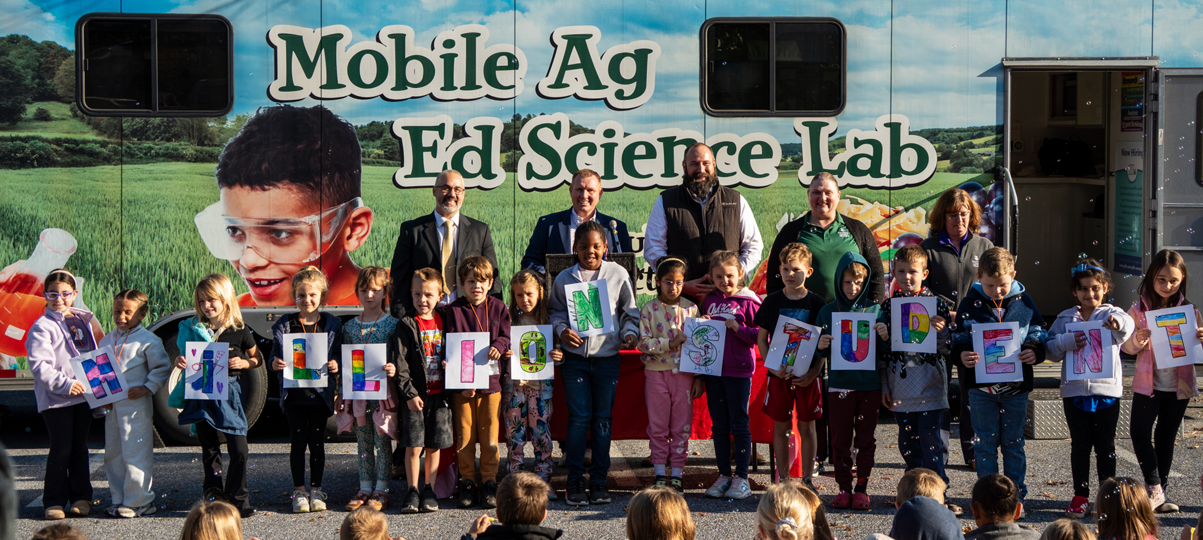 2 millionth student visited the Mobile Agriculture Education Science Lab
