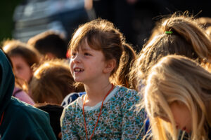 Students participating in the 2 millioneth student event