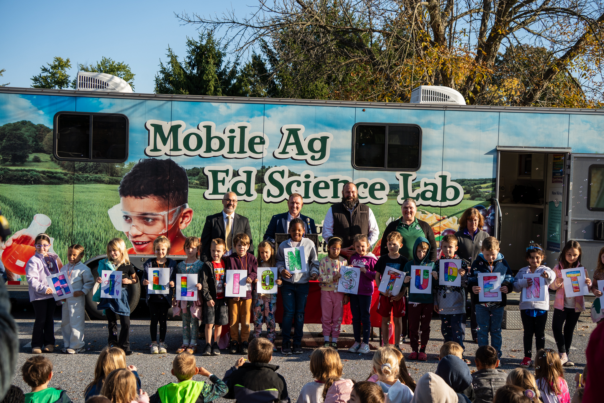 2 Millionth Student Visits Mobile Ag Ed Science Lab